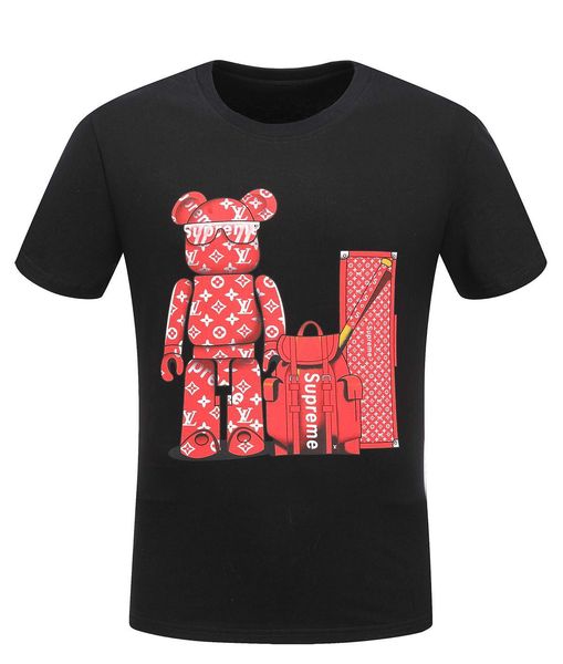 

Summer Fashion Designer Luxury shirts Cartoon Letters Printing Short-sleeved Men's Clothing Youth T-shirt T Shirt For Men Tshirts