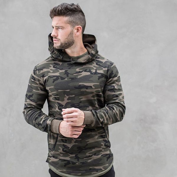 

2018 новый mens камуфляж 3d толстовки моды толстовки досуг пуловеры фитнес куртка спортивная одежда мужской капюшоном беговая бег, Black