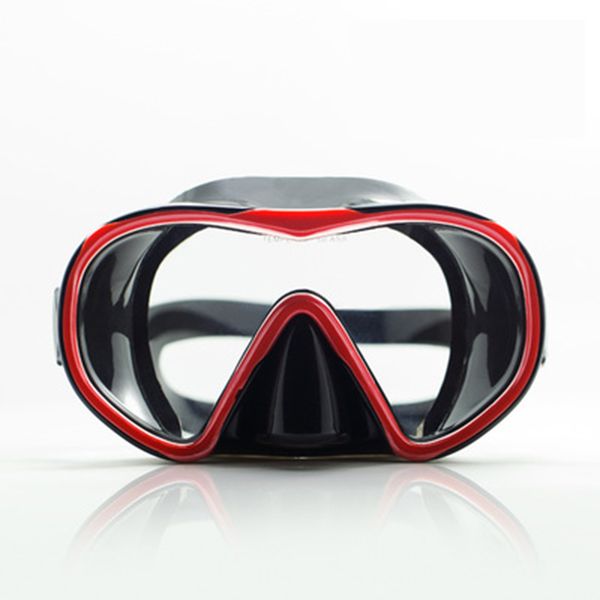 

transparent swimming diving goggles adults silicone one-window diving mask snorkeling scuba swimming set accessories equipment