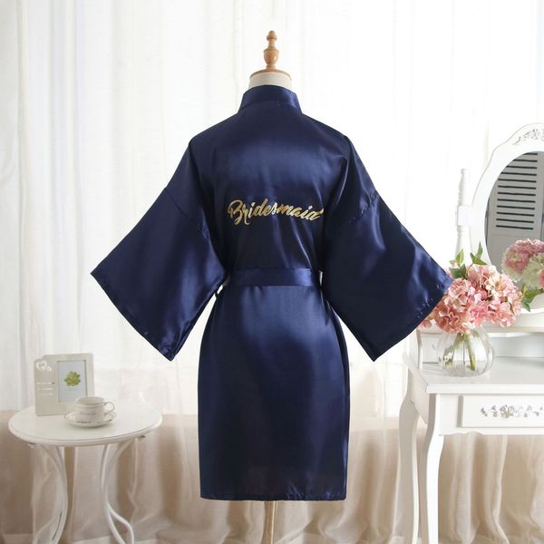 

gold bridesmaid robes sleepwear robe wedding bride bridesmaid robes pyjama robe female nightwear bathrobe nightdress nightgown, Black;red