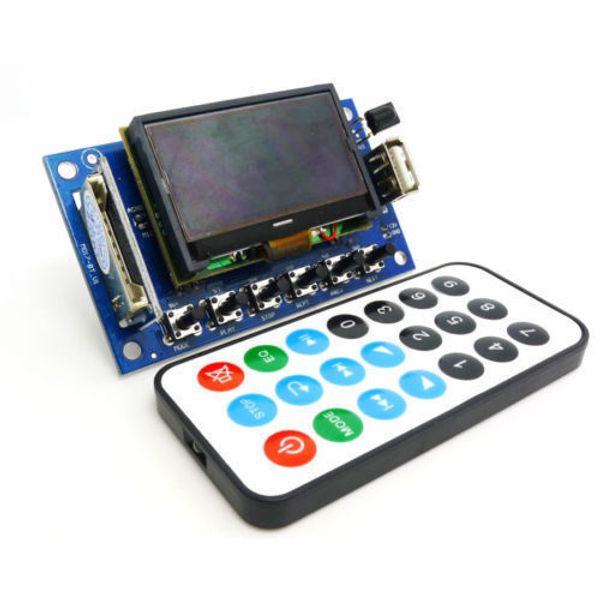 Freeshipping LCD 12V MP3 player decording moulde wma wav decodificador áudio placa fm rádio bluetooth áudio receptor MP3 kit diy bt decoding placa