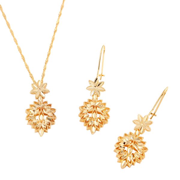 

star jewelry set ethiopian african wedding jewelry set pendant necklace earrings jewelry, Silver