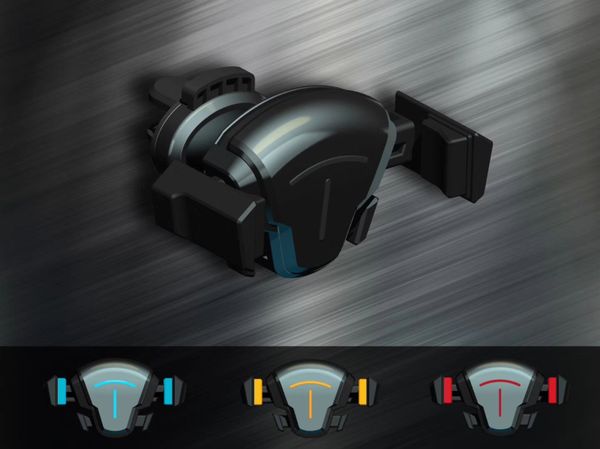 

low moq car phone mount air vent cell phone holder 360 degree rotate mount cellphone grip safer driving for ip x 9 8 6 inch smartphone