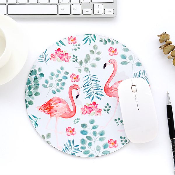 2019 Flamingo Desk Mat Novelty Placement For Cup Kawaii