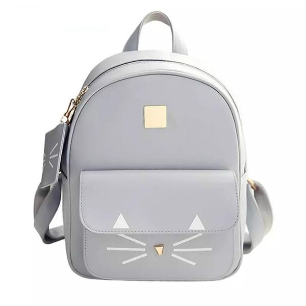 Grosshandel Katze Druck Rucksack Heisser Verkauf Pu Leder Mini Rucksacke Frauen Schultaschen Fur Teenager Madchen Taschen Kinder Rucksack Tasche Von Superrain 24 07 Auf De Dhgate Com Dhgate