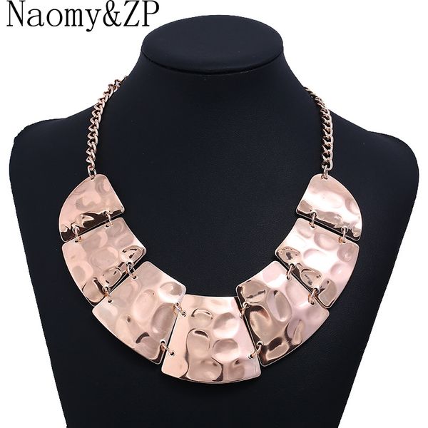 

naomy&zp vintage necklace for women boho bohemian necklace ethnic punk necklaces fashion accessories big statement maxi jewelry, Golden;silver