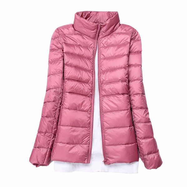 

winter women ultralight down jacket plus size duck down hooded jackets long sleeve slim warm coat parka female portabl outwear, Black;brown