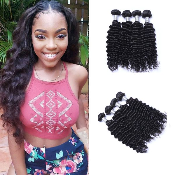 Peruvian Nature Wave Virgin Hair Weave Remy Human Hair Extensions