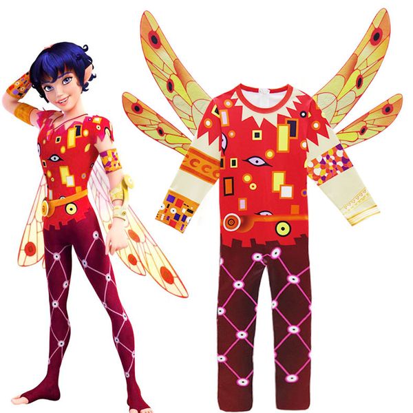 

cartoon cosplay mia and me armo one-piece cosplay clothes with wing for boys baby boy clothes kids clothing stage performance costume m097, White