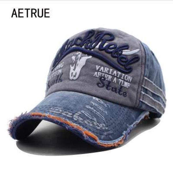 

aetrue brand men baseball caps dad casquette women snapback caps bone hats for men fashion vintage hat gorras letter cotton cap, Blue;gray