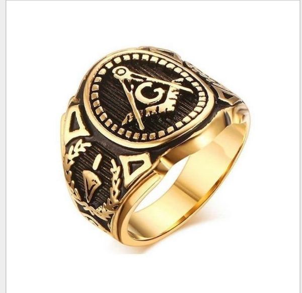 

golden ring tide male personality fashion ring, Silver