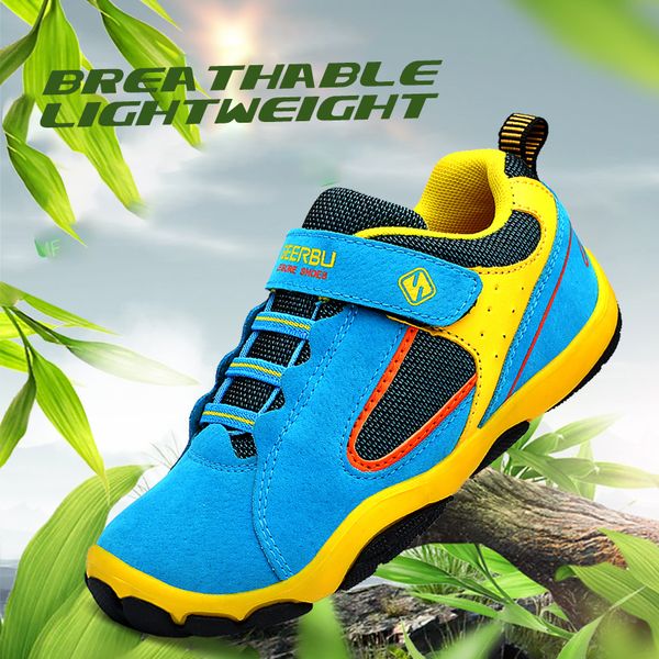 

girls shoes for boys sneakers kids casual shoes running children shoe breathable mesh fabric genuine leather school footwear, Black;red