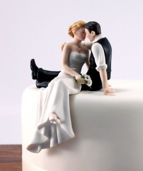 

2017 decoracion boda boda wedding favor and decoration--the look of love bride groom couple figurine cake er k6367