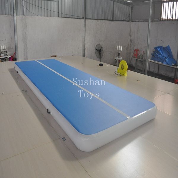 

10*2*0.2m air track gymnastics mat inflatable tumbling mat air floor for home use, beach, park and water, cheerleading