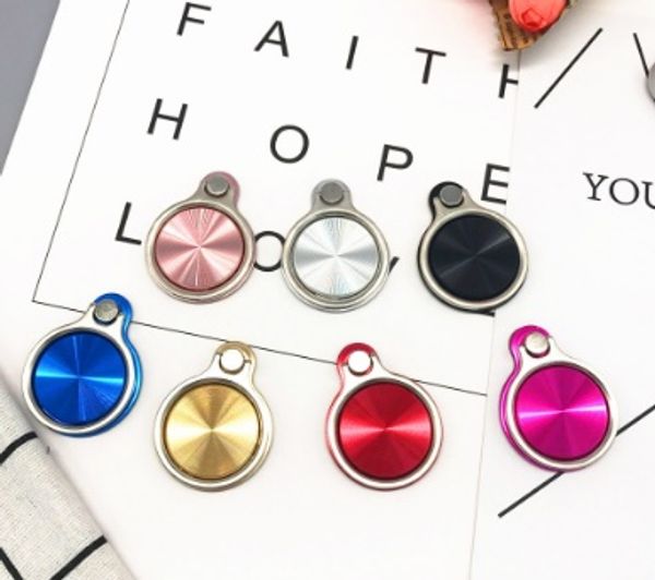 

new good finger metal ring stand phone holder mini 360 degree rotation car magnetic lazy grip stand with retail package