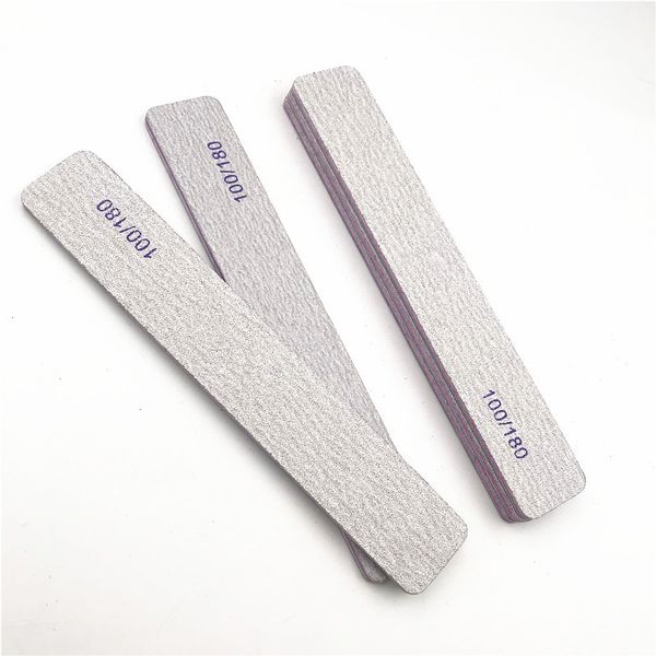 

new arrive 5pcs/lot square nail art files 100/180 nail art sanding salon pedicure buffer file manicure beauty tools