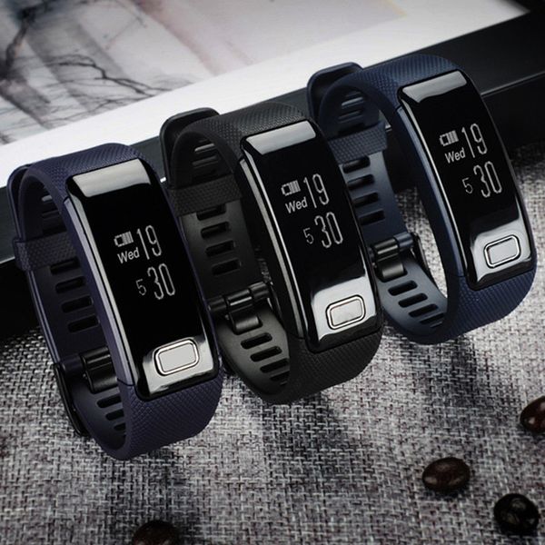 

c9 smart bracelet heart rate step smartband sedenarty activity monitor(step,distance,calories measuring, Slivery;brown
