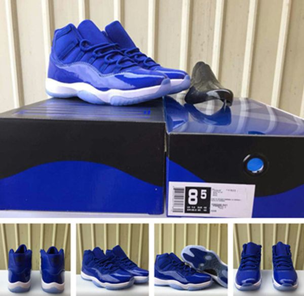 

2019 11s royal blue man and woman basketball shoes with originals box 11s sneakers size eur 36-47 free shipping wholesale