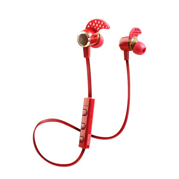 

kin-88 for apple headphones 4.1 deep bass headphones wireless in ear metal sport music bluetooth headphones with mic