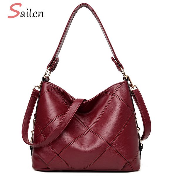 

new pu leather women shoulder bags fashion patchwork women handbags famous brands ladies hand bags casual tote bags sac a main d18102303