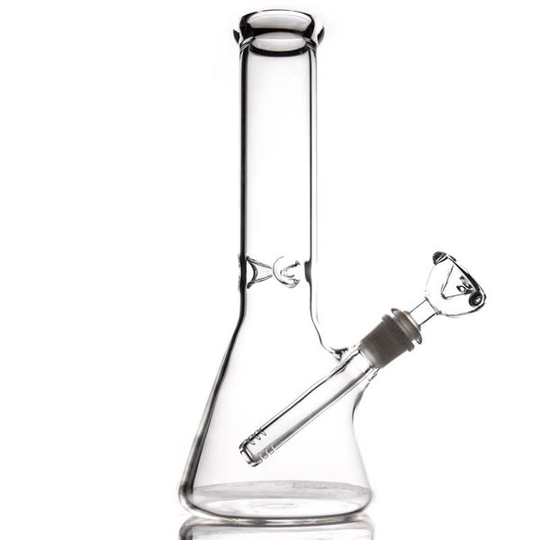 

Стекл нный стакан Bongs льда ловители трубы толщина простой воды для курения с downstem и чаши 10"