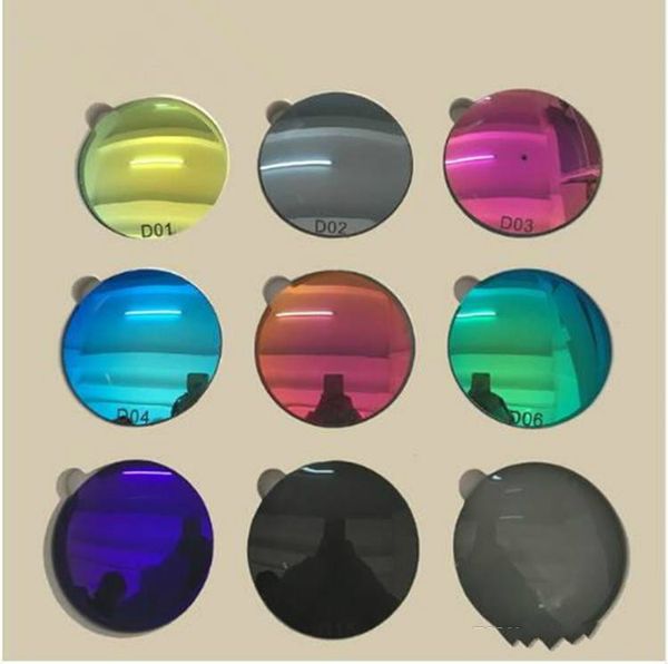 Moda 1.49 espelho multi-color lentes polarizadas para óculos de sol preço de atacado