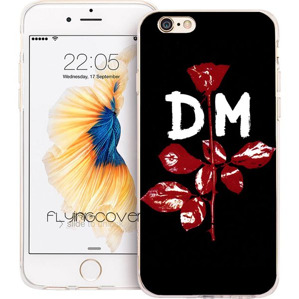 

Depeche Mode Violator DM Clear мягкая силиконовая крышка телефона TPU для iPhone X 7 8 Plus 5S 5 SE 6 6S Plus 5C 4S