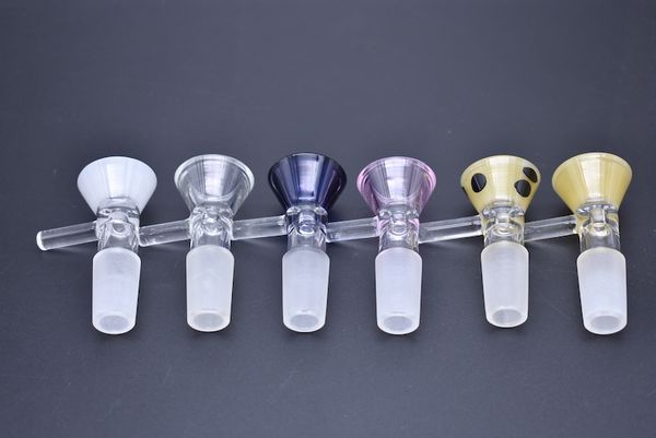 Top-Qualität Mini Glas Bong Recycler Bongs Kleine Inline Perc Dab Ölbrenner Rohr Bubbler Rauchpfeifen Mini Shisha mit Schüssel Großhandel