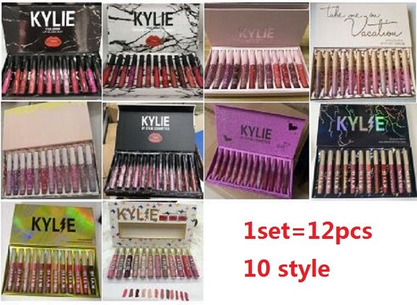 

New arrival 12 color lip glo matte liquid lip tick lip glo uit et 12pc et lip tick 10 tyle hipping