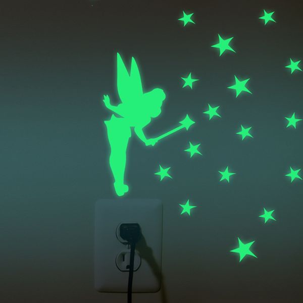 

night glow wall sticker for christmas eve