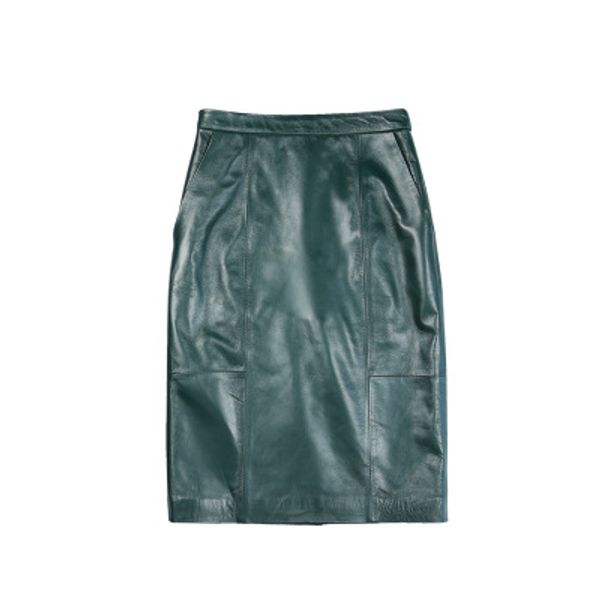 

2018 new fashion genuine sheep leather shorts e1, Black