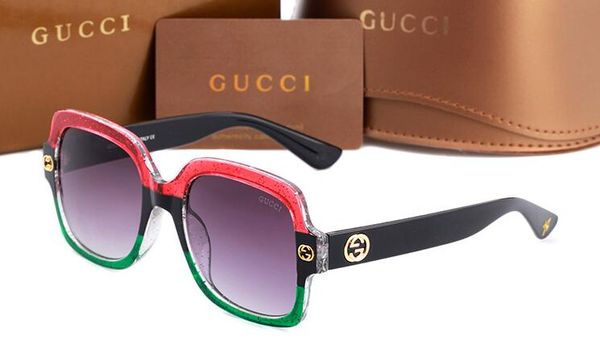 

2018 new ungla e men women brand de igner eye un gla e band mirror len e with