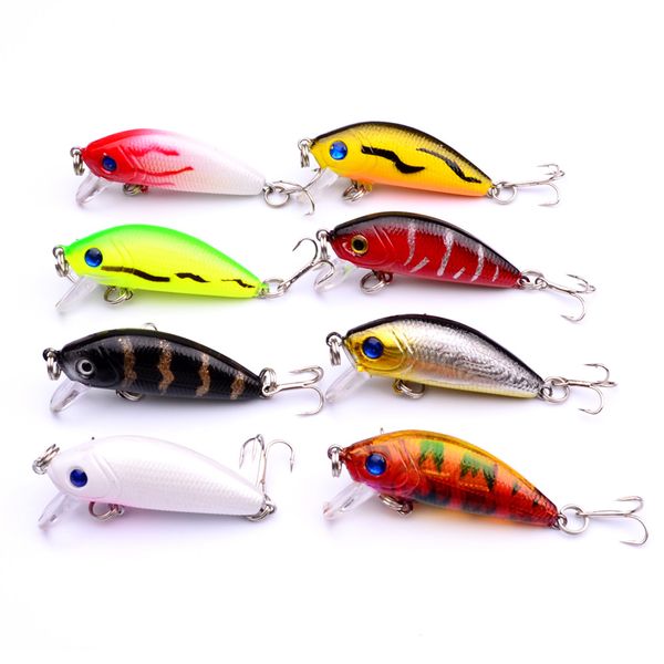 5cm Tackle Outdoor Crankbaits Minnow Baits Fish Hooks Lures Fishing