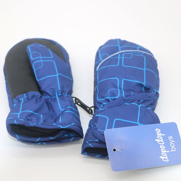 

4-6years old boy winter boy outdoor baby skiing children's gloves winter boys and girls warm play snow waterproof plus velvet gloves mx