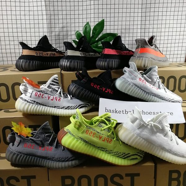 

Sale original 350 v2 2018 kanye we t emi frozen yellow zebra beluga 2 0 blue tint kanye men women hoe man