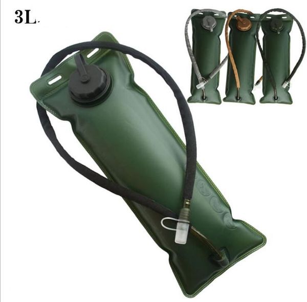 

Portable 3l water bag bladder climbing hydration y tem hiking camping urvival pouch urvival water pouch bag kka3889
