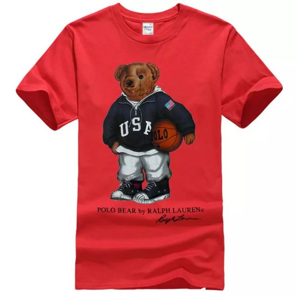 

Vintage t hirt 90 039 polo bear ba ketball port reprint