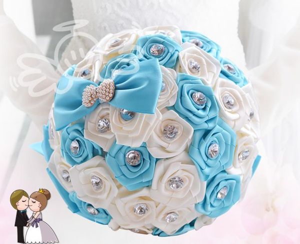 

2018 new perpetual angel wedding goods all pearl bouquet