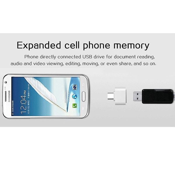 

micro usb otg to usb 2.0 adapter for samsung galaxy s4 s3 s6 huawei tablet celular android cable mobile phone accessories 1000pcs/lot