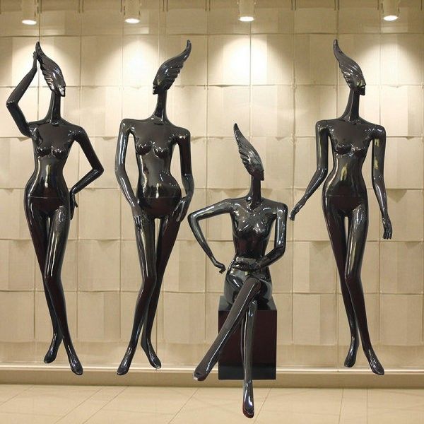 

new fashion style female mannequin mannequin fiberglass model on sale, Khaki