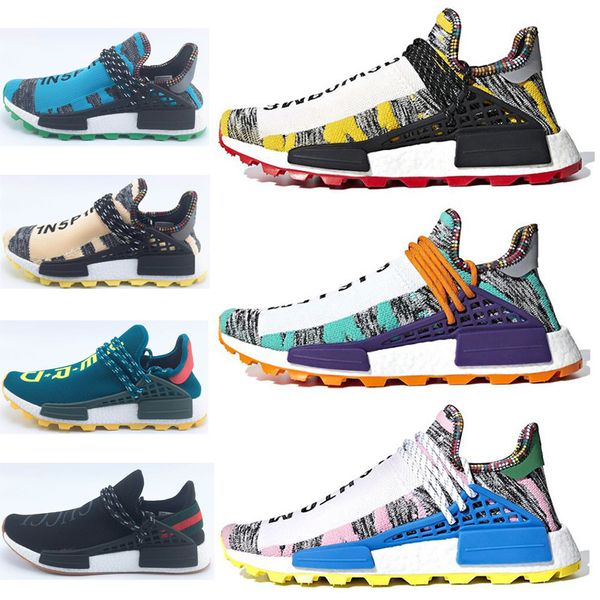 Adidas NMD Human Race Pharrell Scarlet BB0616 Men's Size