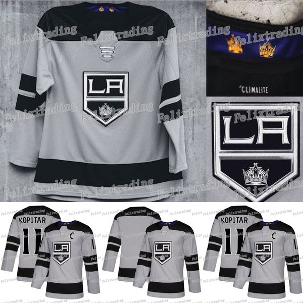 

2019 Third Los Angeles Kings Drew Doughty 62 Carl Hagelin Tyler Toffoli Dwight King Jeff Carter Jarome Iginla Dustin Brown Kopitar Jerseys