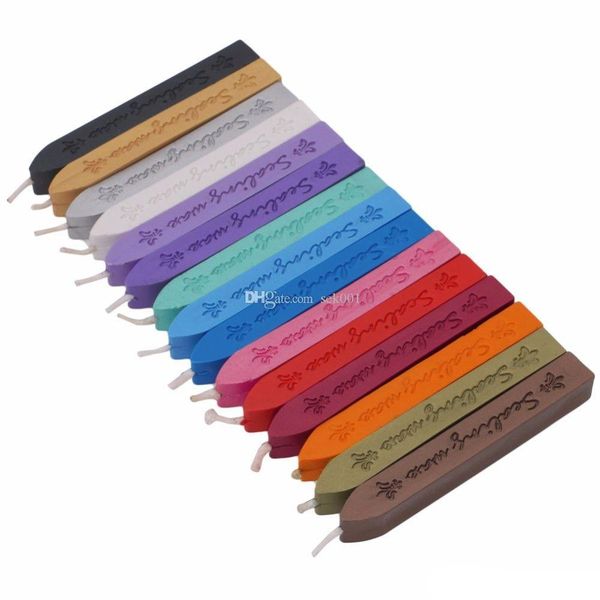 

28 color cla ic ealing wax tick with wick for wedding invitation