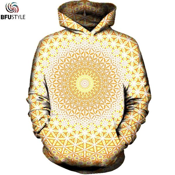 

yellow flower abstract hoodie hoodies men women 2018 autumn winter long sleeve 3d hooded sweatshirt casual sportswear tracksuit, Black