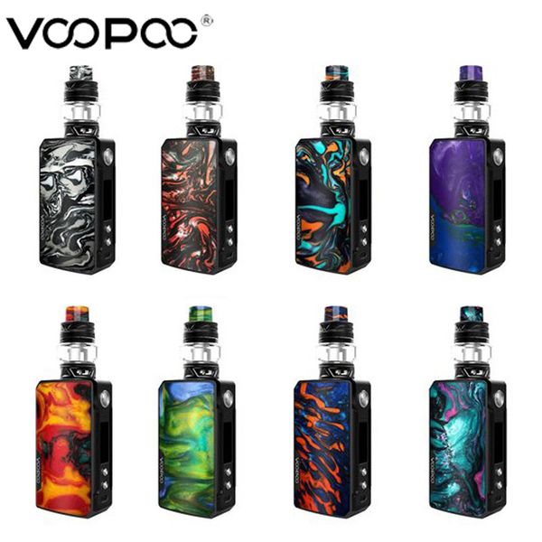 

Аутентичные VOOPOO перетащите 2 комплекта 177W с Uforce танк Т2 5мл UFORCE У2 Н3 тройной сетки катушка питается от двойной 18650 батареи