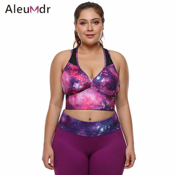 

aleumdr workout sports for women plus size gym racerback yoga bra padded fitness lc26025 sujetadores deportivos para mujer, White;black