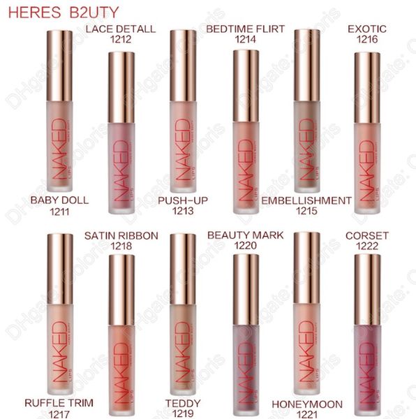 

heres b2uty naked lips liquid matte lipstick long lasting velvet matte lipgloss have 12 different colors 2.6ml