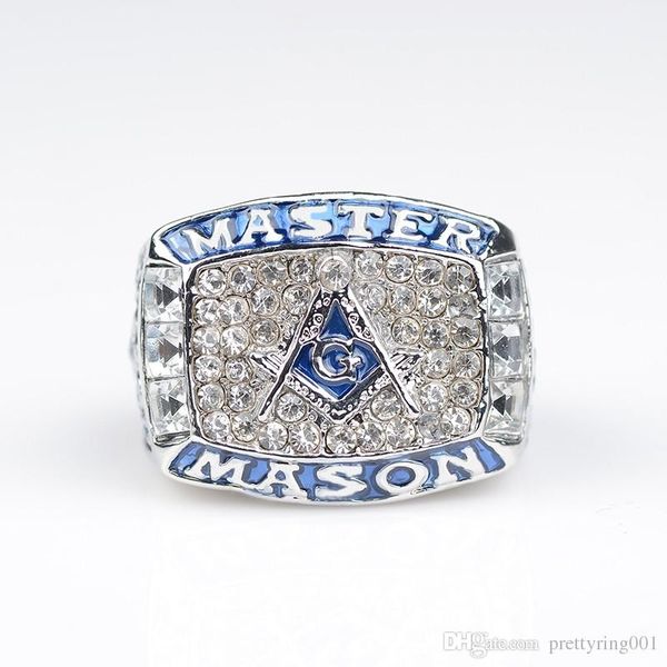 

МАСОНСКИЕ синего логотипа чемпионата кольцо красивое кольцо МЕЙСОН главного кол