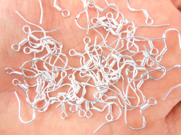 

30pcs start 925 sterling silver diy earring hooks jewelry making ear 18mm3147171