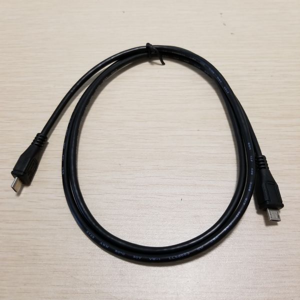 

wholesale 100pcs/lot universal mini usb to micro usb cable adapter male to male 25cm 28awg black